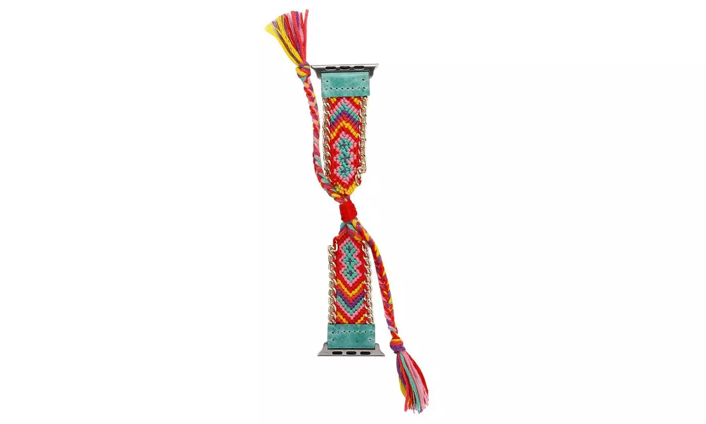 Braided Pattern Styled Watch Band for Apple Watch - 6 Styles