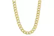 5.2MM Cuban Curb Link Chain Necklace or Bracelet in 14K Gold by Moricci - Second Medium