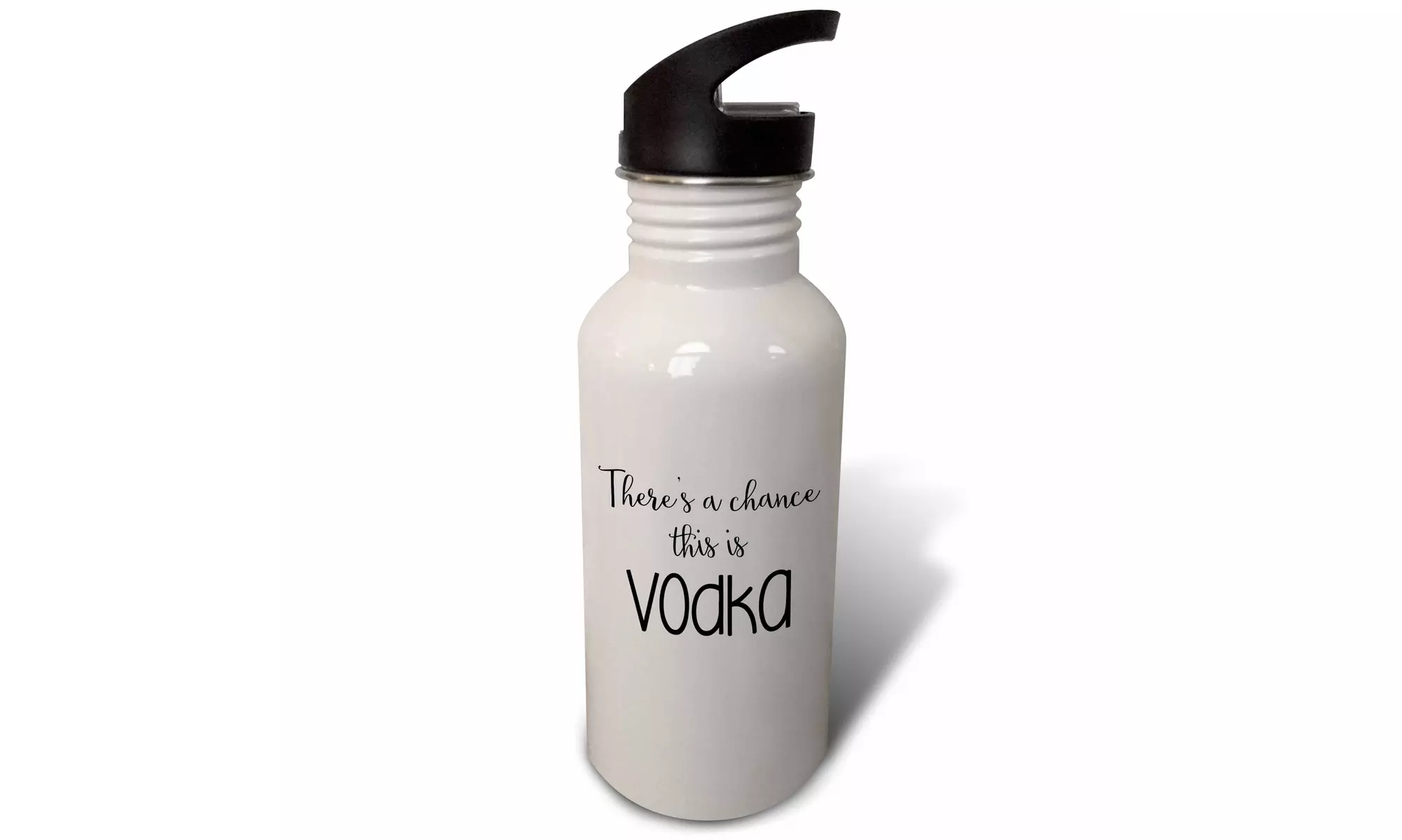  Straw Water Bottle Theres A Chance This is Vodka  - Primary Image