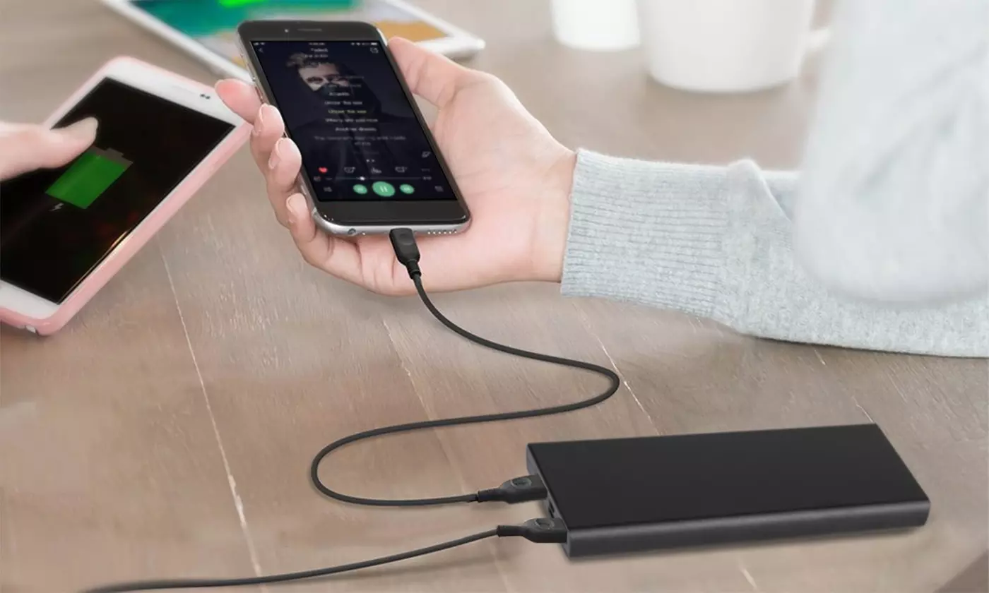 iMounTEK 20,000mAh Power Bank Dual USB Charger with Type-C & Micro USB Input