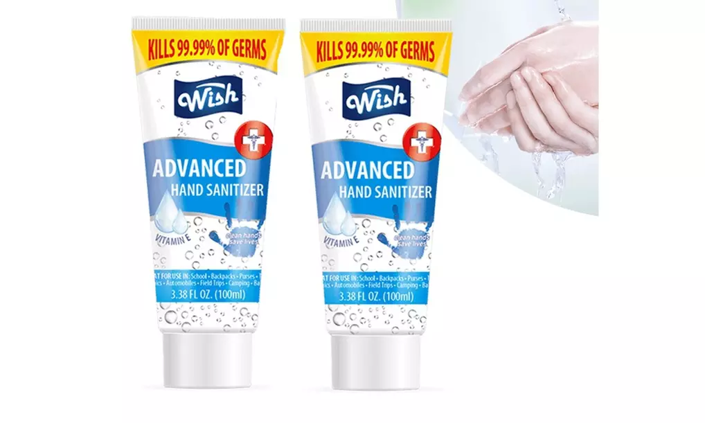 2-Pack Wish 3.38 oz (100ML) Hand Sanitizer - Primary Image