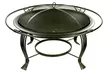 Steel Outdoor Fire Pit - Wood Burning Metal Fire Pit with Screen Cover - Second Medium