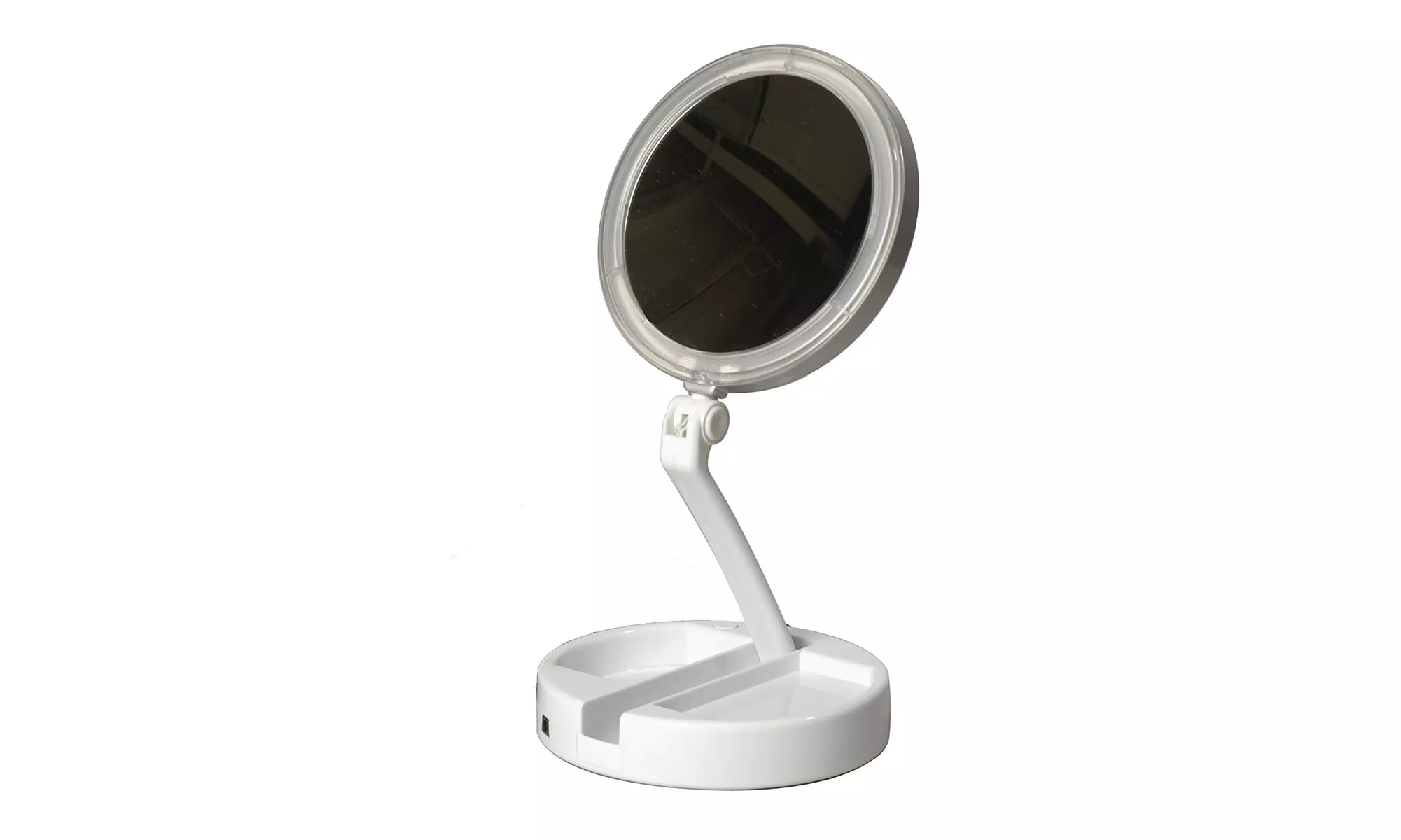 Floxite 7504-12L 12x-1x LED Lighted Travel & Home Mirror - Primary Image