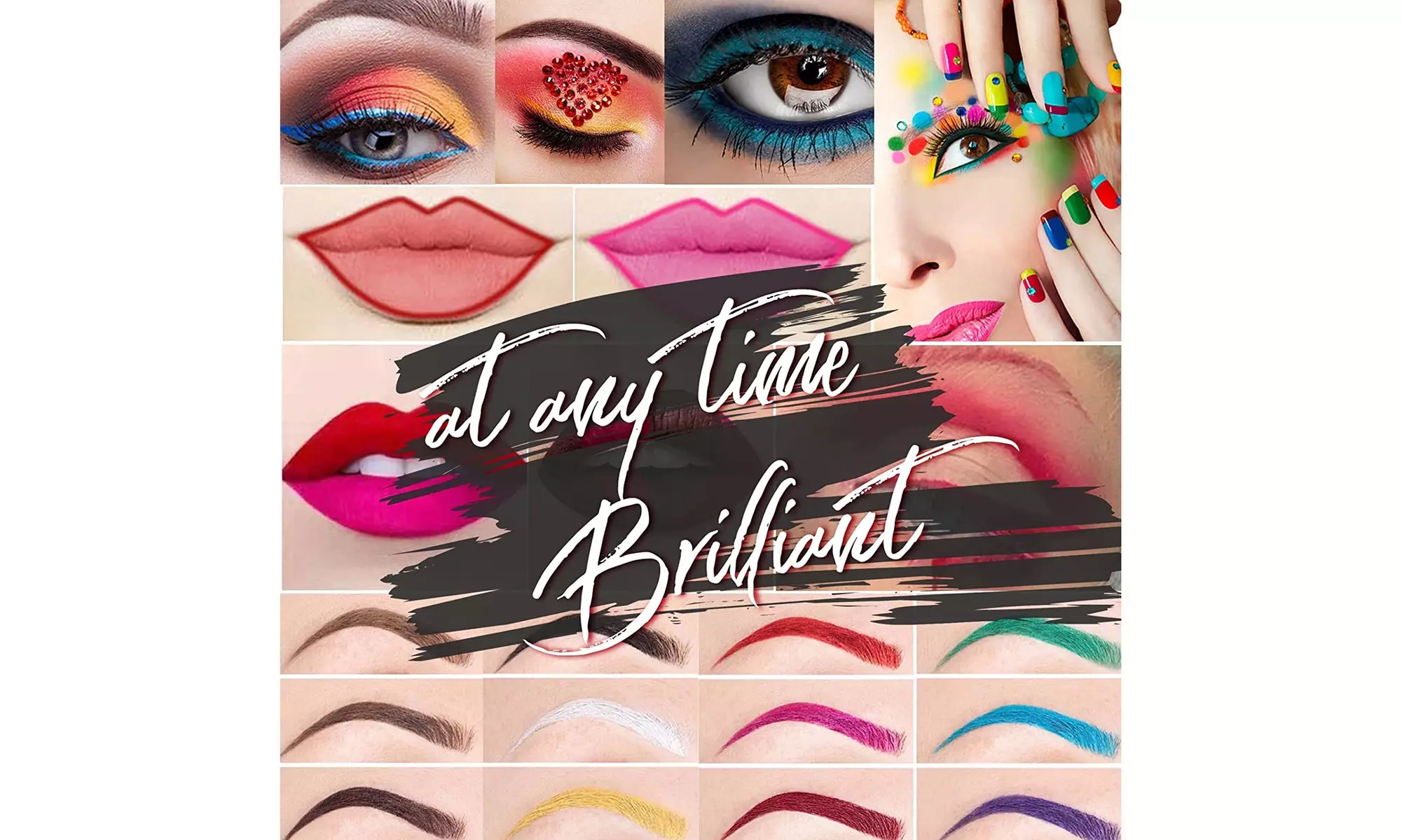 15 Colored Eyeliners Pen Set ADIMANIS Colour Eyeliner Pencils - Second Medium