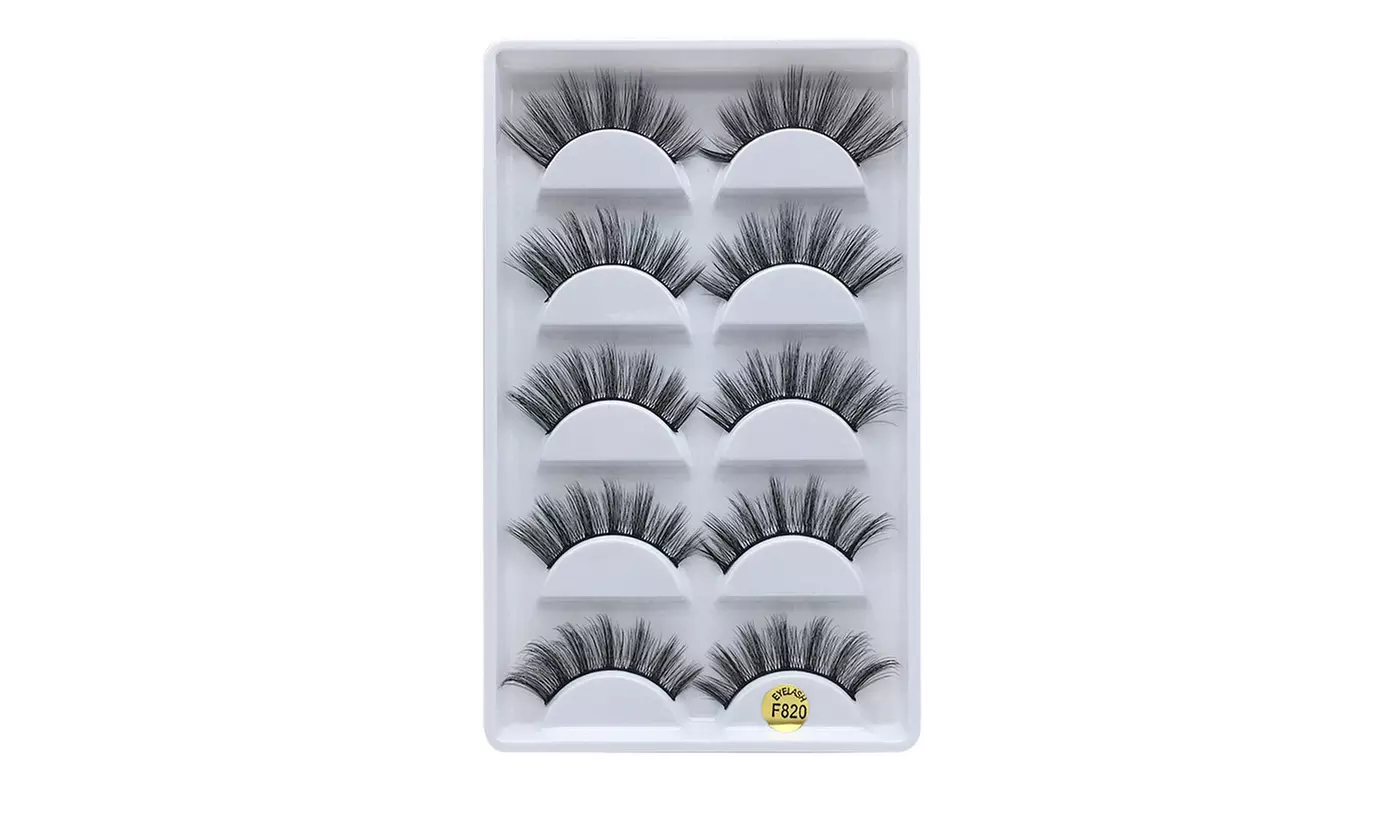 10 pairs 3D Mink Eyelashes Natural Long false Eyelashes Extension 14-15mm