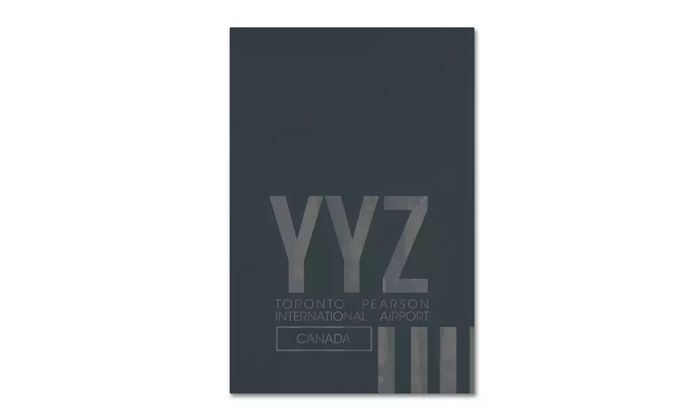 08 Left 'YYZ Airport Layout' Canvas Art - Primary Image