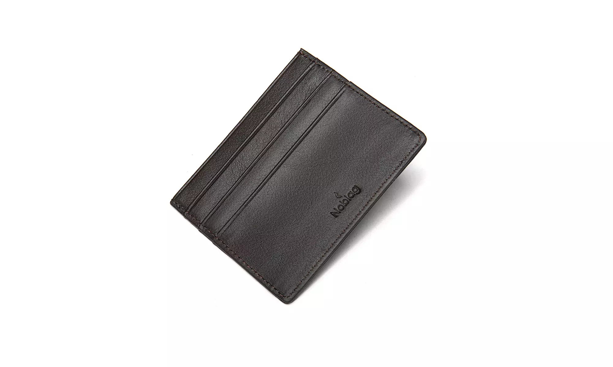 Noblag Luxury Leather Slim Card Holder Wallet Case - Primary Image