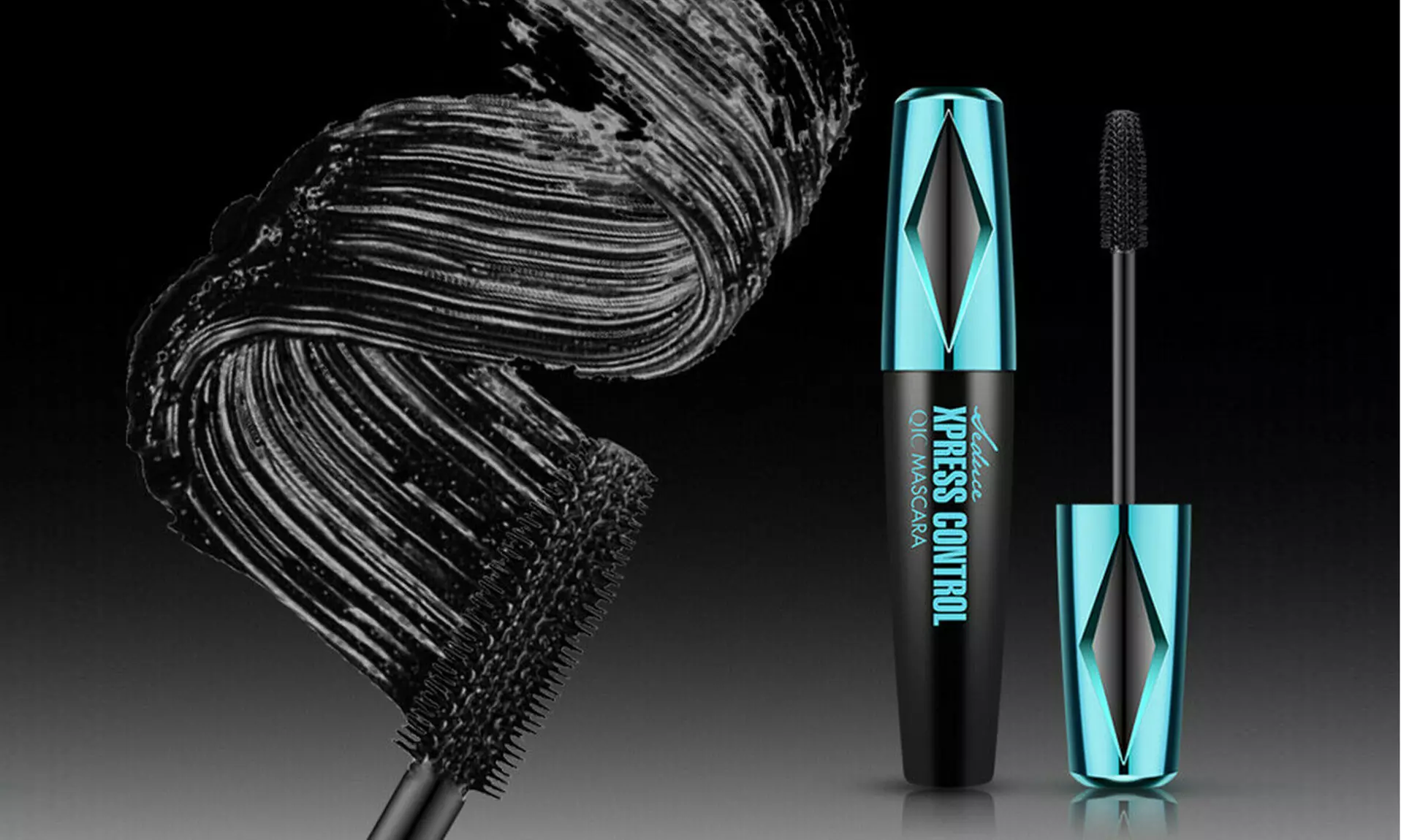 Lengthening 4D Fiber Silk Mascara for Natural Dramatic Eyelashes Long-Lasting
