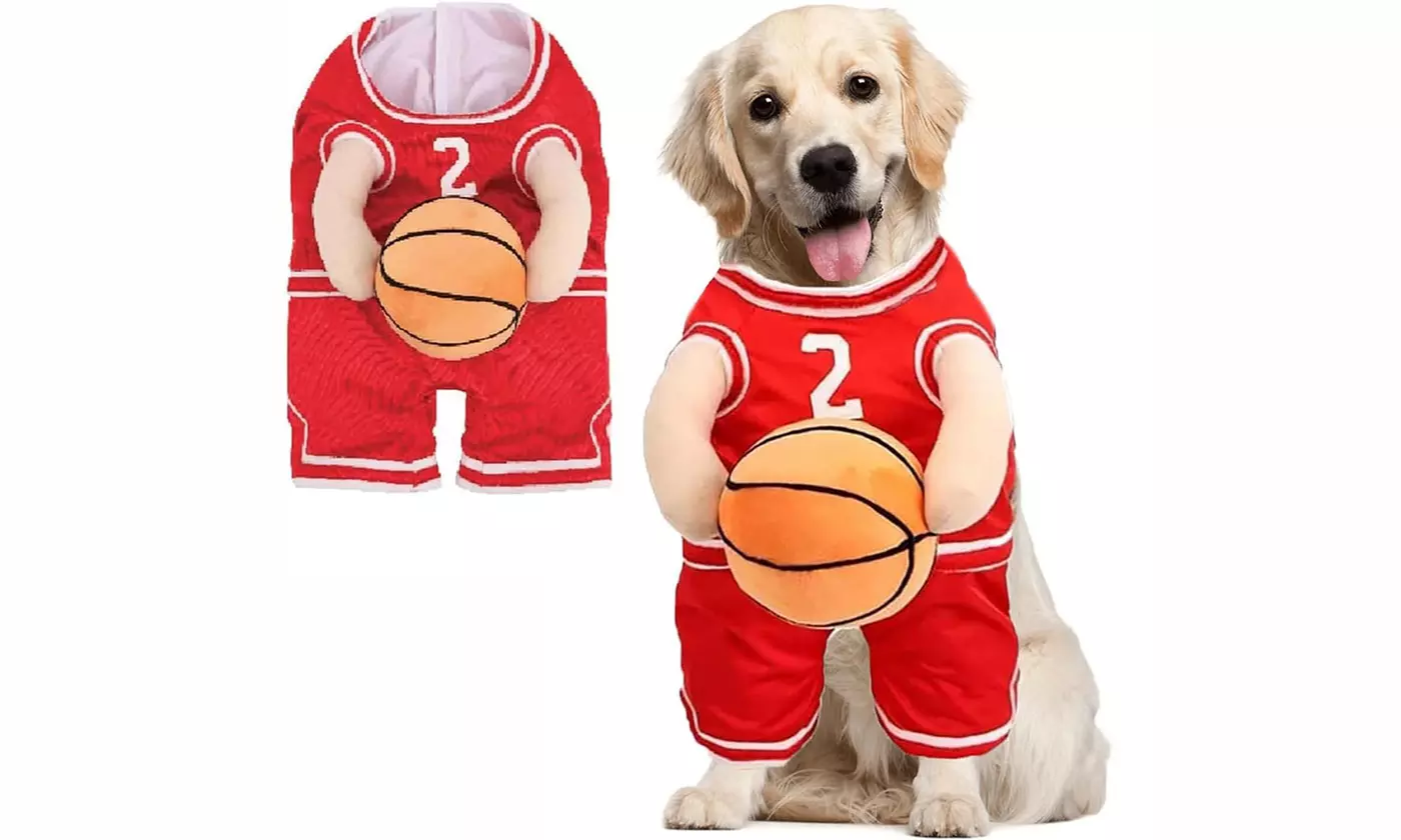 Basketball Player Cosplay Costume for Dogs - Second Medium