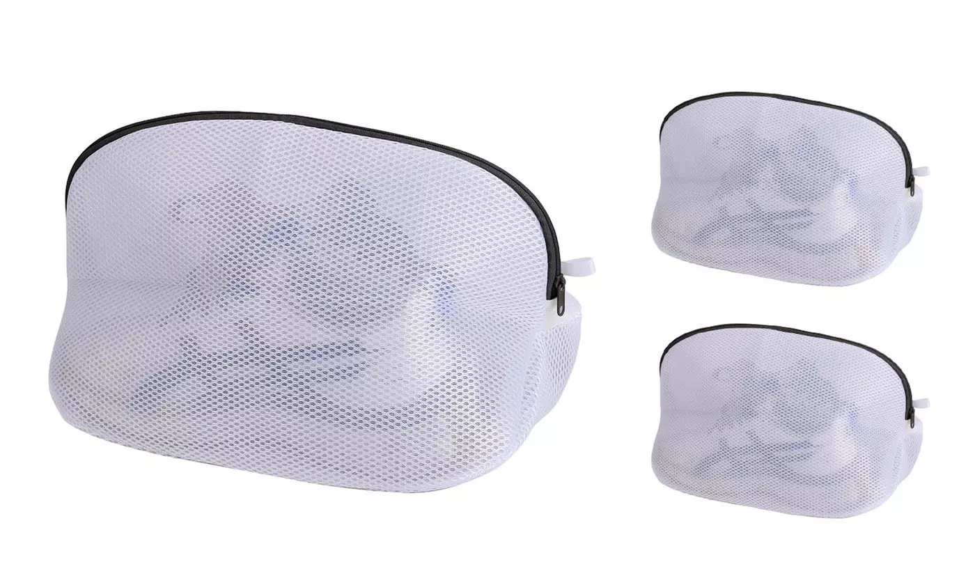 3-Pack Mesh Laundry Bags Washing Machine Bags for Shoes