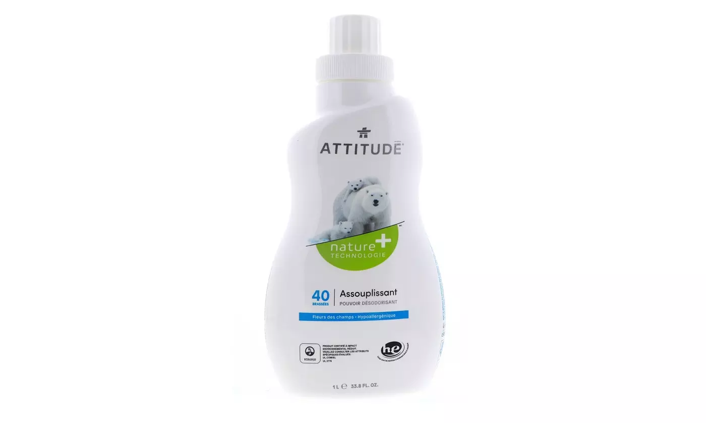 Attitude Liquid Fabric Softener Wildflowers, 40 Loads, 33.8 oz - Primary Image