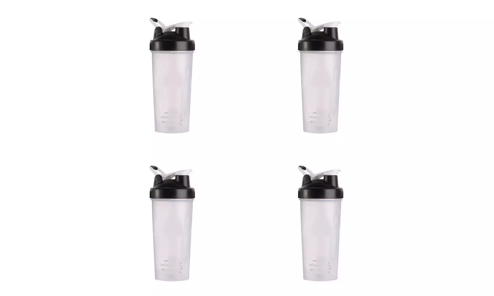 US 2-4 Pack Shaker Bottles for Protein Mixes 28 oz Shaker Bottle Cup Loop Top