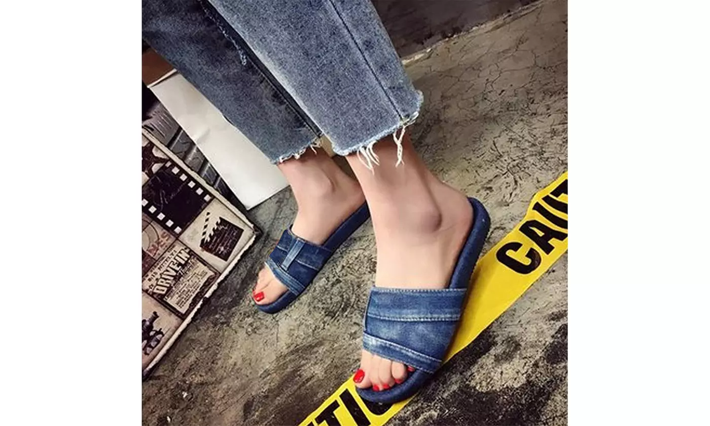 Women's Denim Sandals for Summer