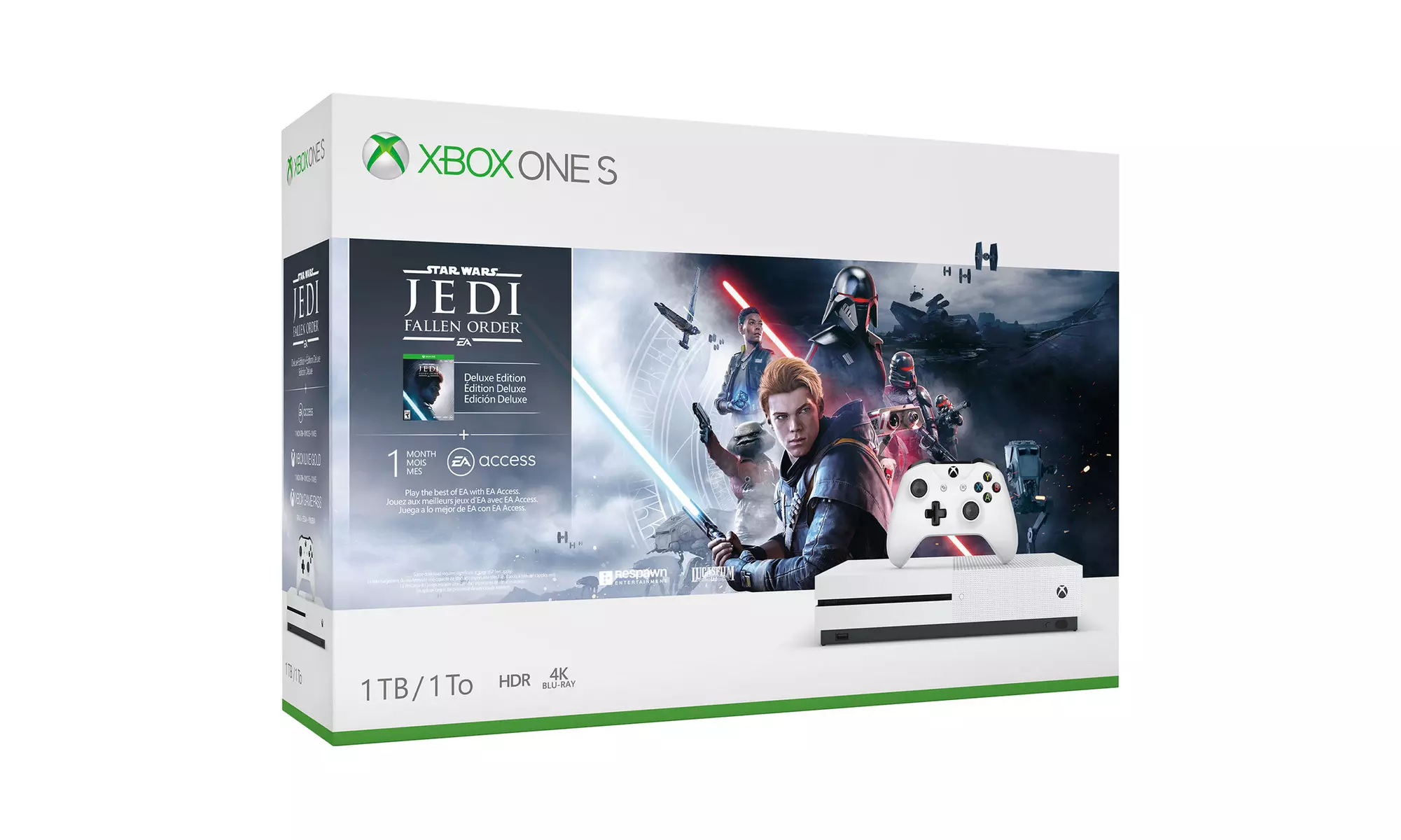 Microsoft Xbox One S Star Wars Jedi: Fallen Order Bundle - Primary Image