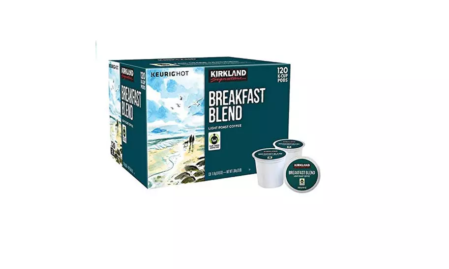 Kirkland Signature Breakfast Blend Light Roast Coffee Keurig K-Cup 120 Count  - Primary Image