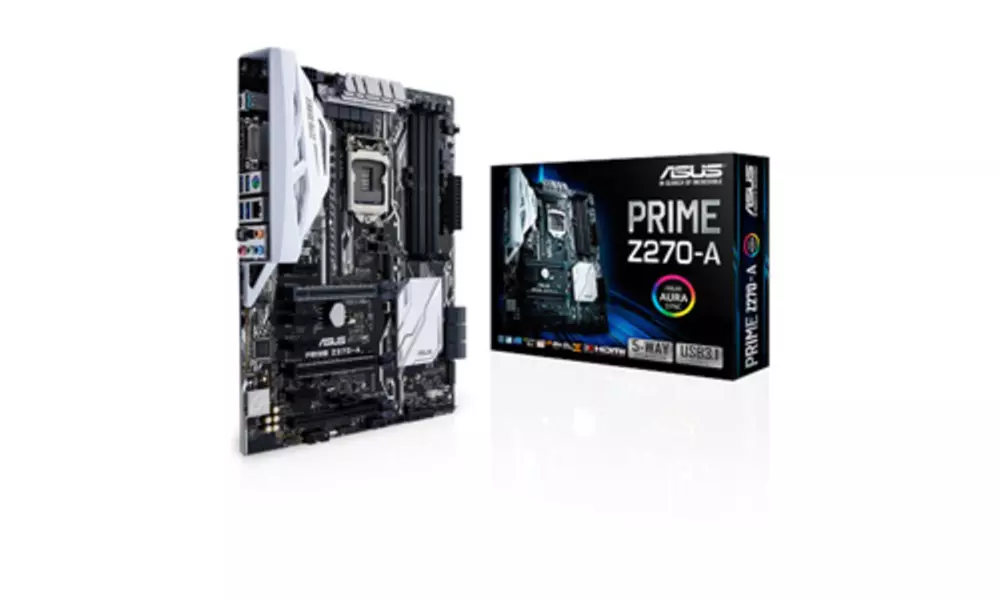ASUS PRIME Z270-A LGA1151 4*DDR4 Optane DP M.2 USB 3.1 ATX - Primary Image