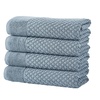 Image 103: Ultra-Soft 100% Cotton Diamond Waffle Bath Towels
