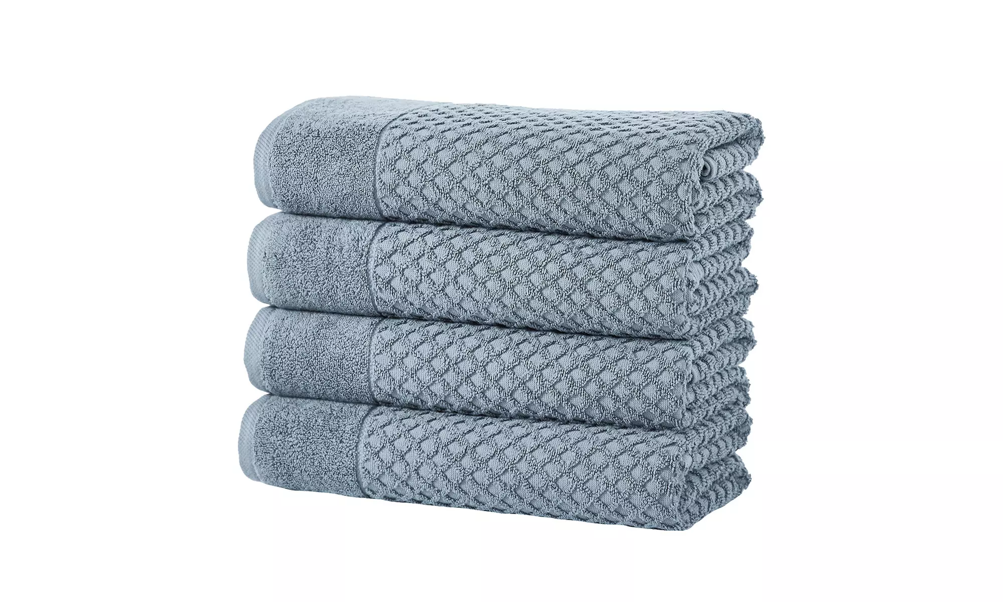 Ultra-Soft 100% Cotton Diamond Waffle Bath Towels