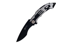 Matrix Stainless Steel Folding Knife - Black