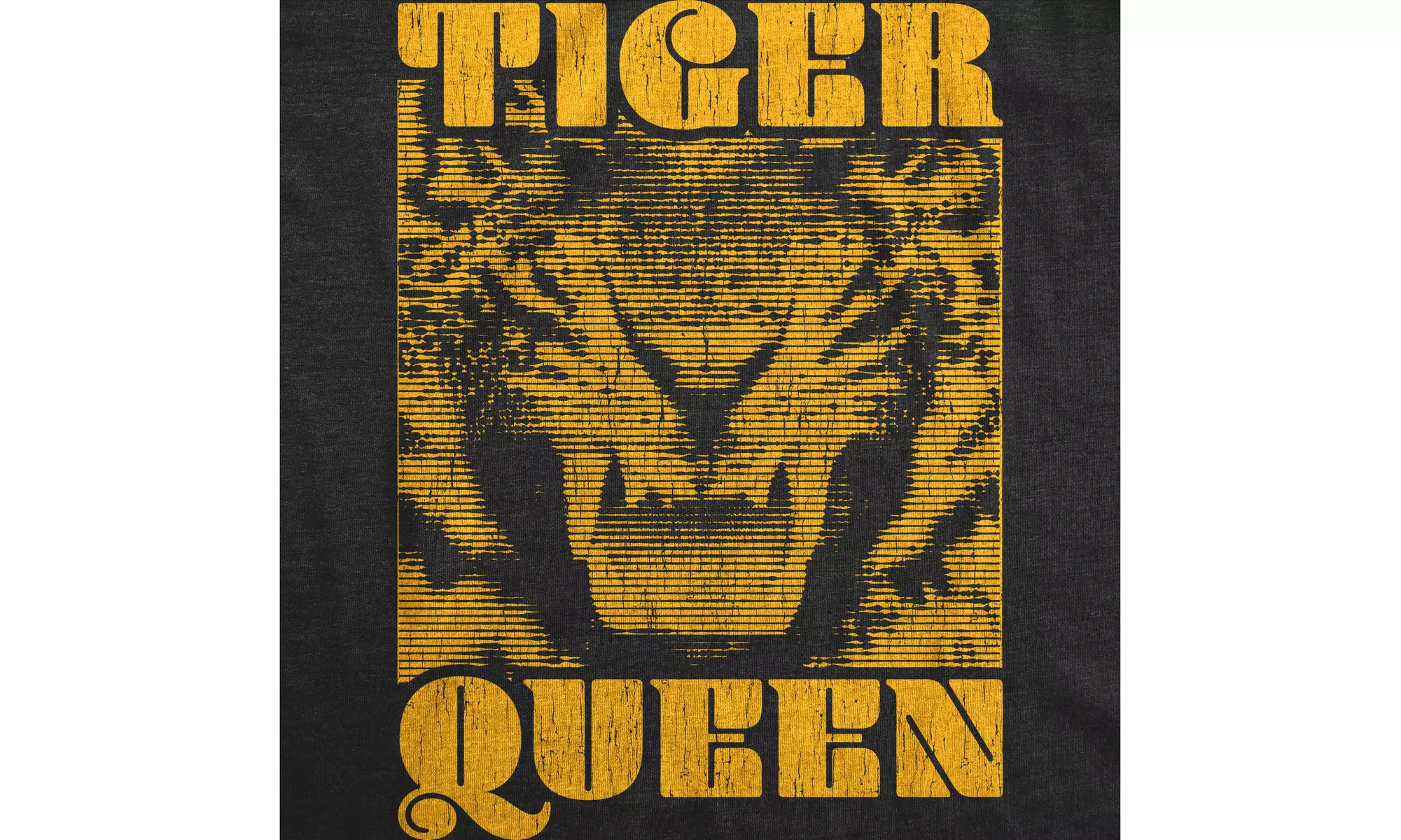Womens Tiger Queen Tshirt Funny Big Cat Rescue Viral Exotic Novelty Tee - Second Medium