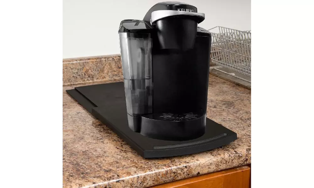 Caddy Sliding Coffee Maker Tray Pot Slider Machine Mat Under Countertop Rolling - Second Medium