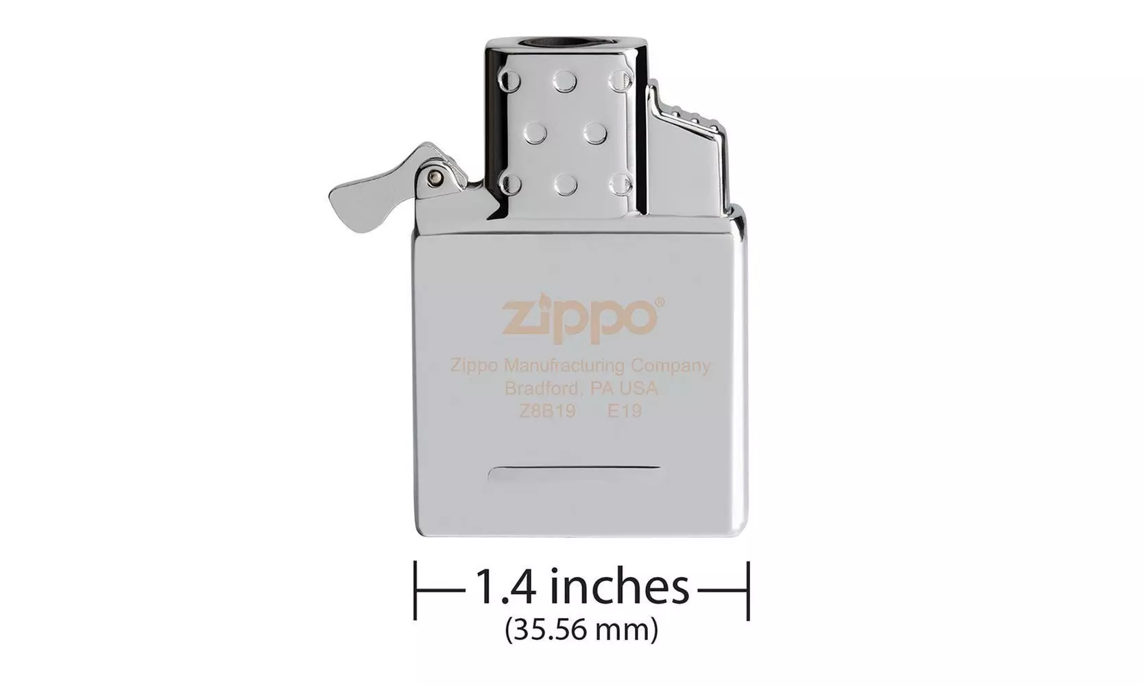 Zippo Butane Lighter Insert, Single Torch, Refillable, Bright Blue Flame #65826 - Second Medium