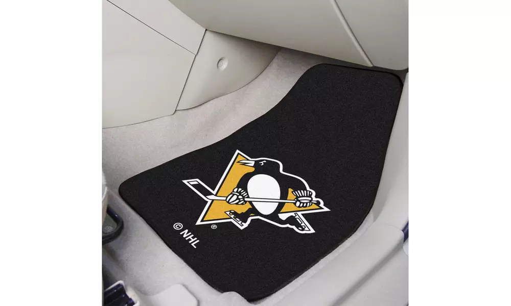 Fanmats NHL 27"x18" Carpeted Front Car Mat Set (2-Piece) - Primary Image