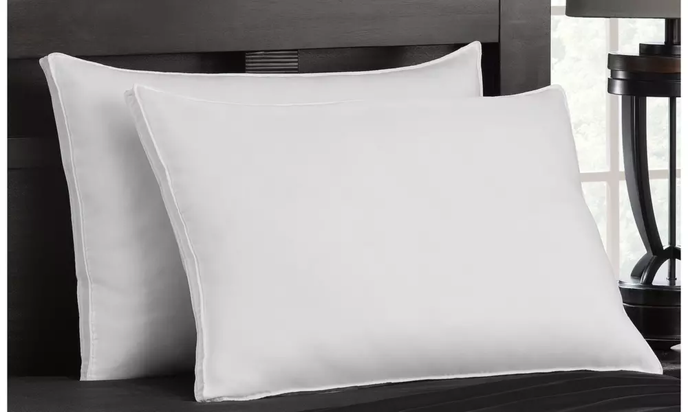 DownSupply Soft or Firm Gusseted Gel Fiber Pillows (2-Pack) - Primary Image
