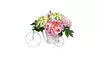 Nearly Natural Peony & Hydrangea Tricycle Silk Flower Arrangement Yellow