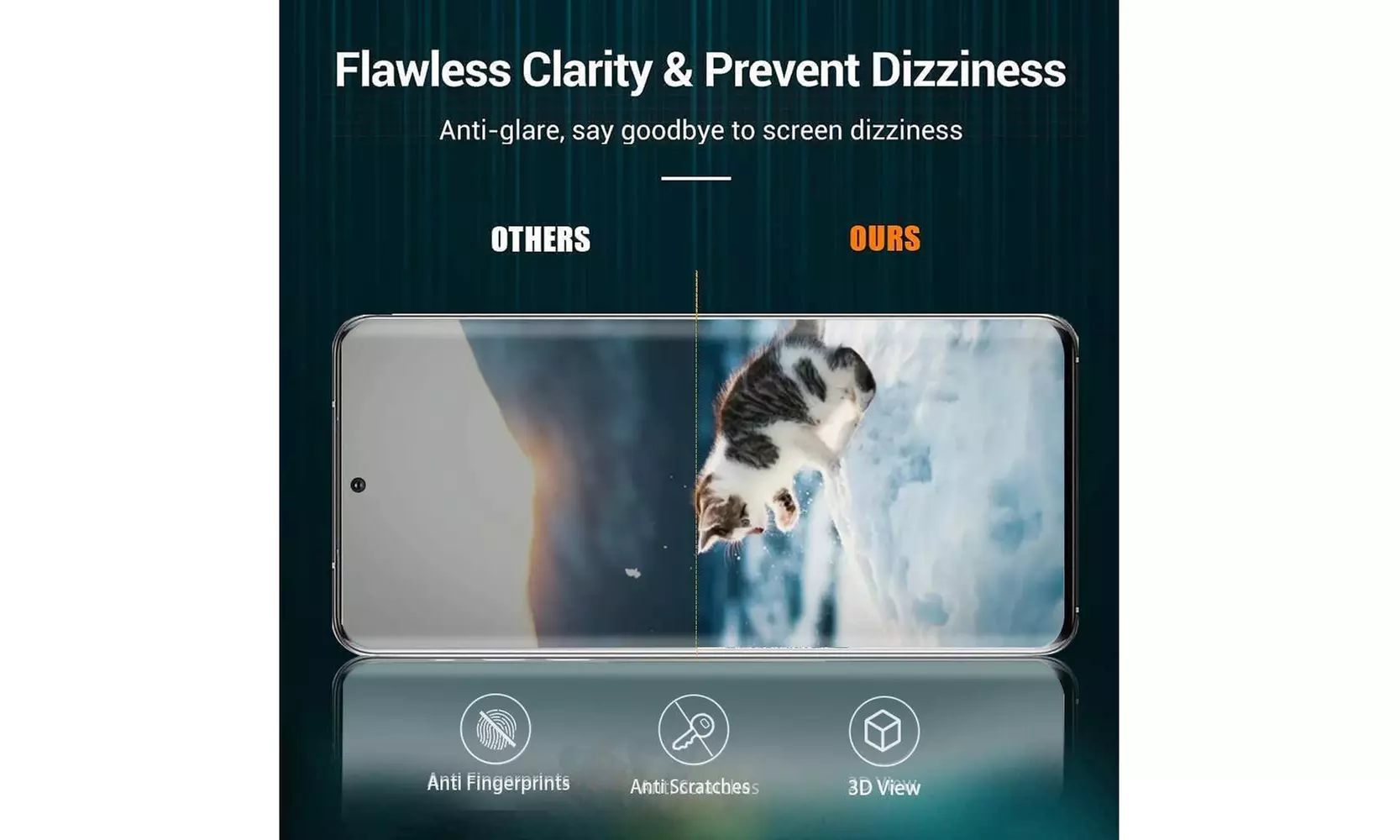 2X Galaxy S21 Plus S22 Ultra S20 FE 5G Screen Protector Tempered Glass 9H Clear