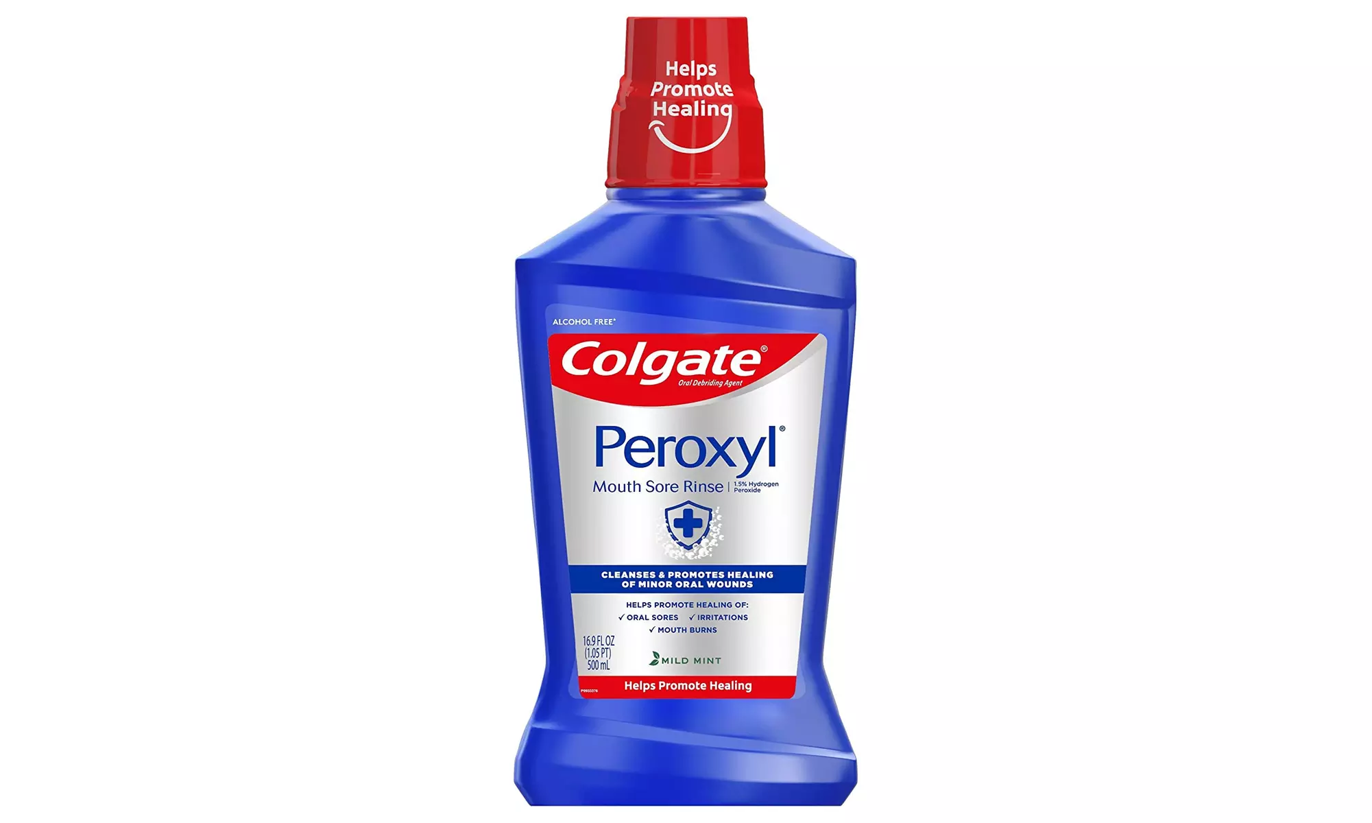 Colgate Peroxyl Antiseptic Mouthwash & Mouth Sore Rinse, 1.5% Hydrogen Peroxide - Primary Image
