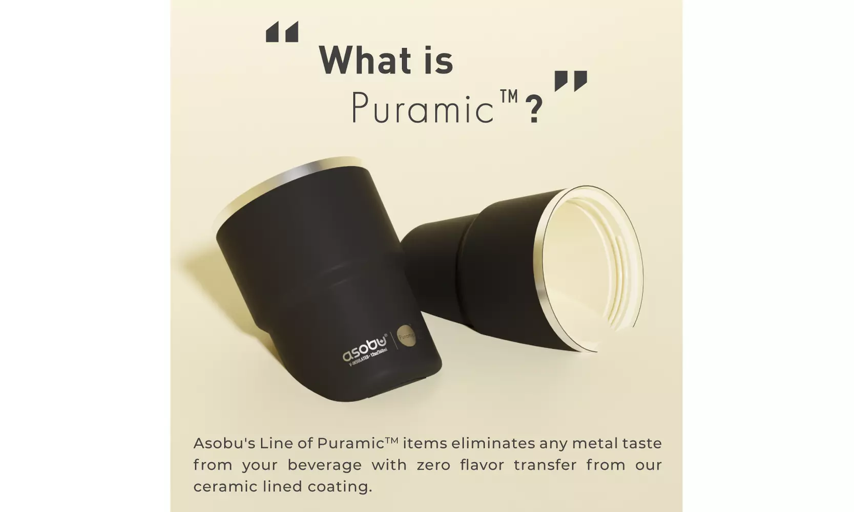 Asobu Coffee Express- Ceramic Interior Mug