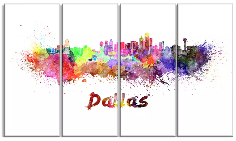Dallas Skyline - Cityscape Metal Wall Art - Primary Image