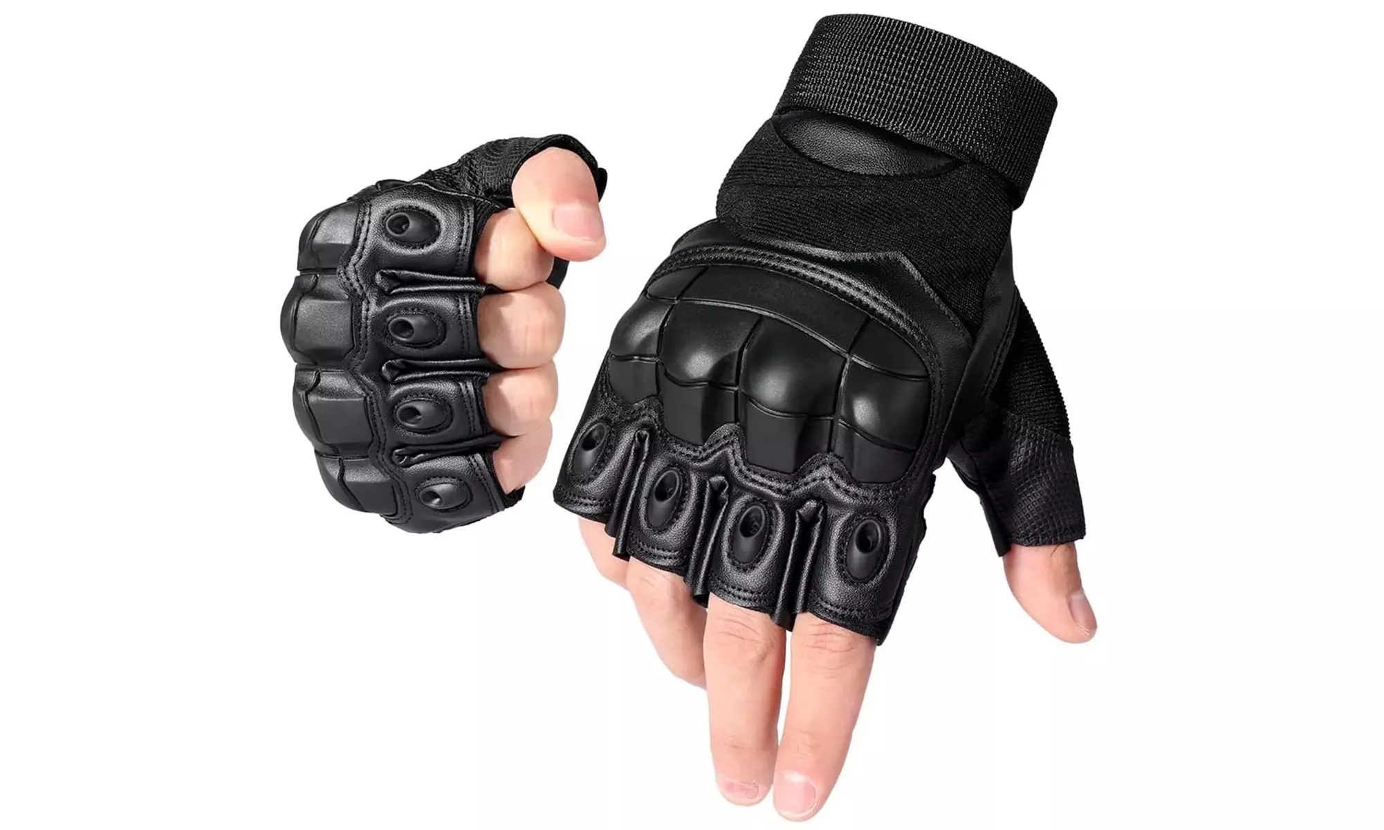 Tactical Fingerless Gloves Half Finger Tactical Gloves for Motorcycle,Cycling - Primary Image