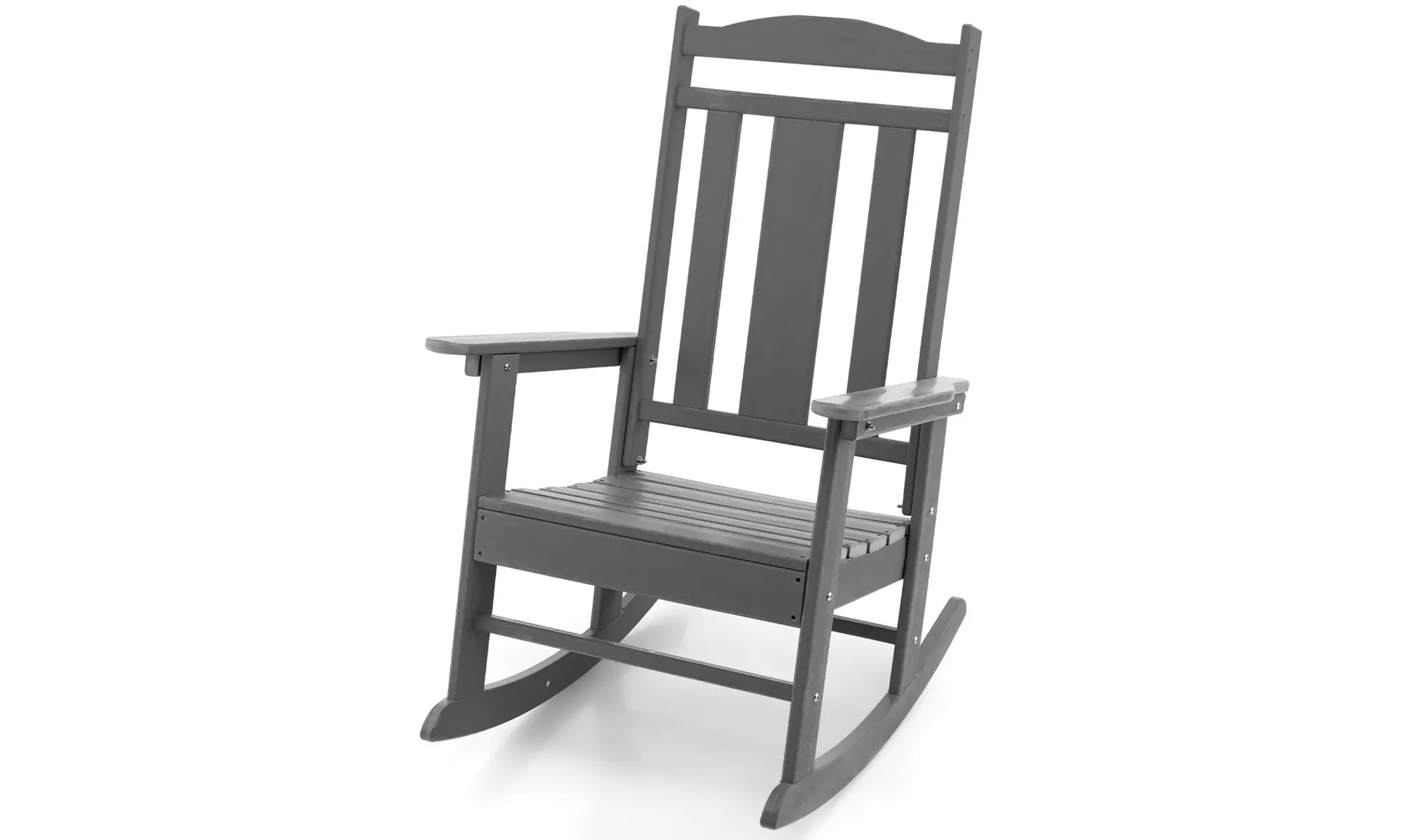Costway Patio Rocking Chair All-Weather HDPE Rocker High Back Porch - Primary Image