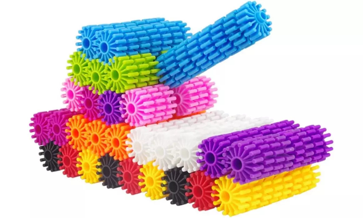 Rainbow  Gears Interlocking Learning Set -- 100pc - Image 3