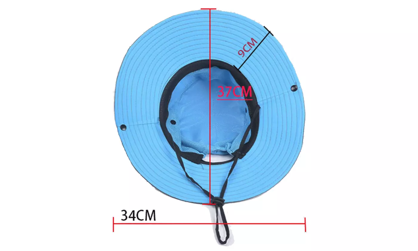 Sun Hat for Women with Wide Brim Ponytail - Beach Hats
