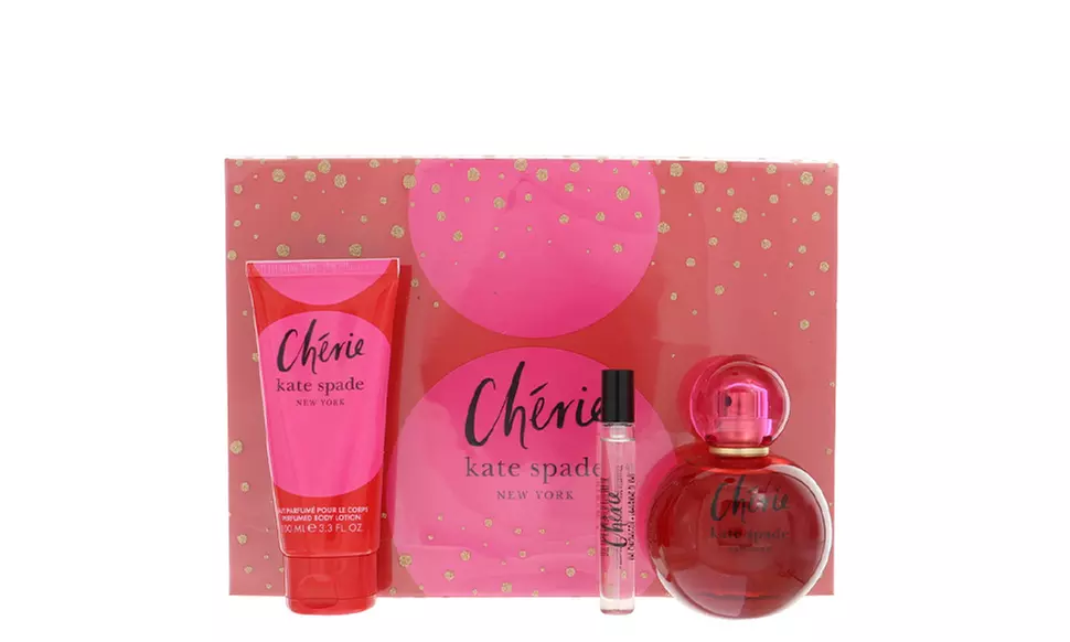 Kate Spade New York Cherie 3 Piece Eau de Parfum Gift Set for Women  - Primary Image