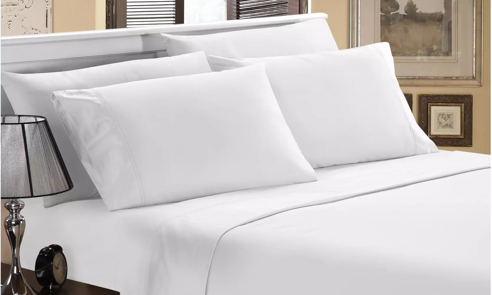 Luxury Home 1800 Series Super Soft Bamboo-Blend Sheet Set (6-Piece)