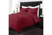 Hotel Collection 3 Piece Duvet Cover Set with Embossed Chevron Pattern - Second Medium