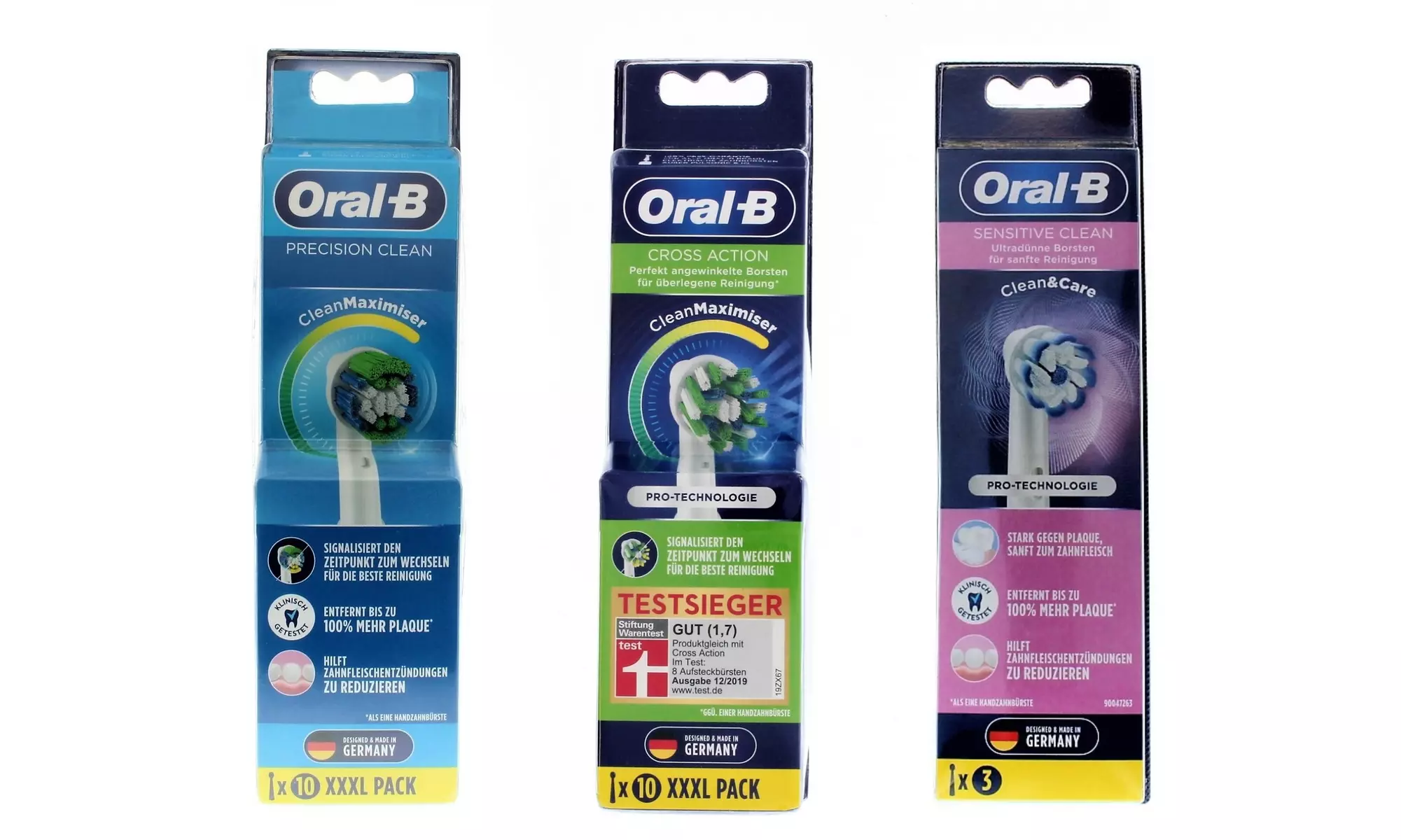 Oral-B Replacement Electric Brush Heads - Choose from 1 or 2 Packs - Primary Image