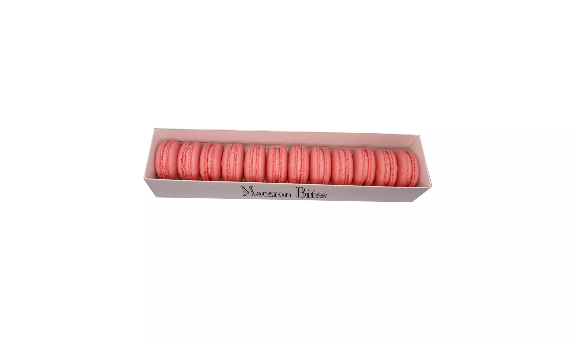 French Macarons - Macaron Bites Strawberry Macarons, 12 Count - Primary Image