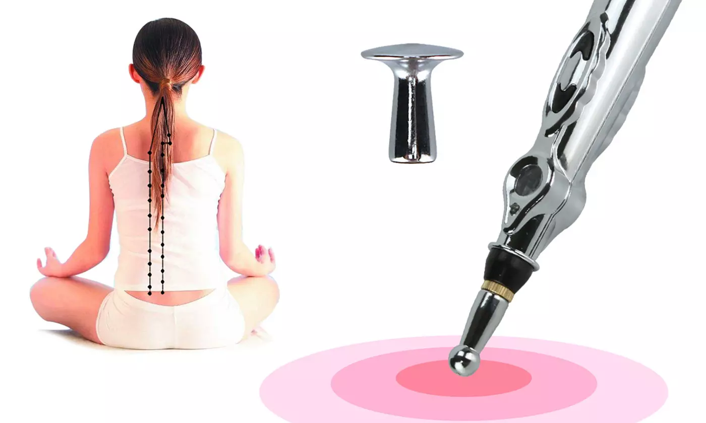 Electronic Acupuncture Pen Meridians Laser Acupuncture Machine Magnet Massager - Primary Image