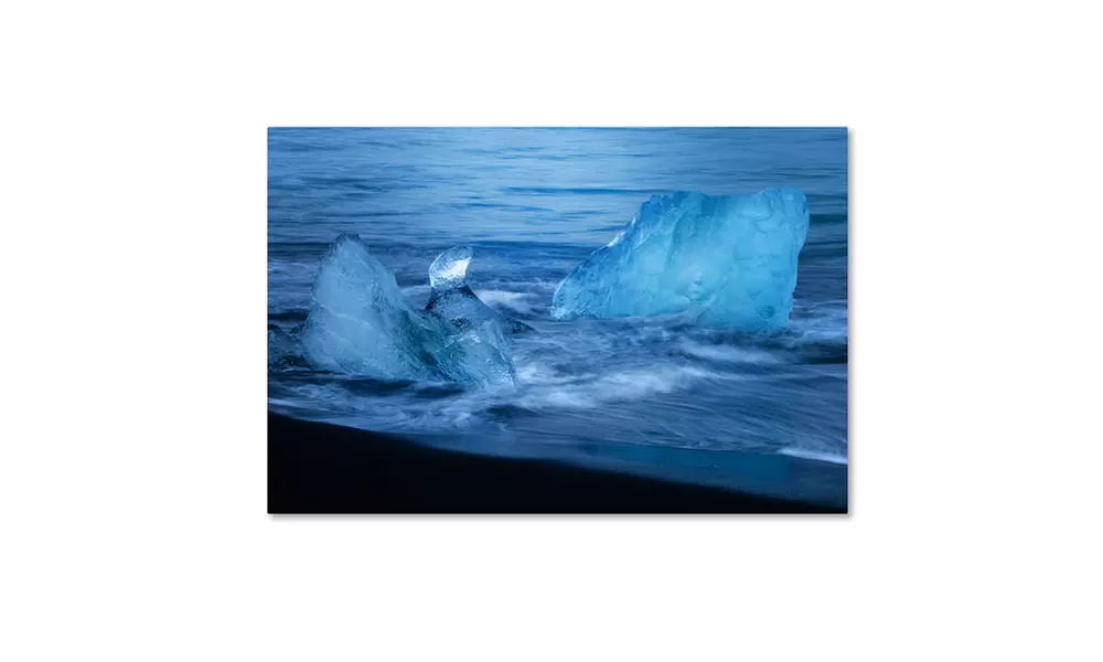 Philippe Sainte-Laudy 'Melting Blue' Canvas Art - Primary Image