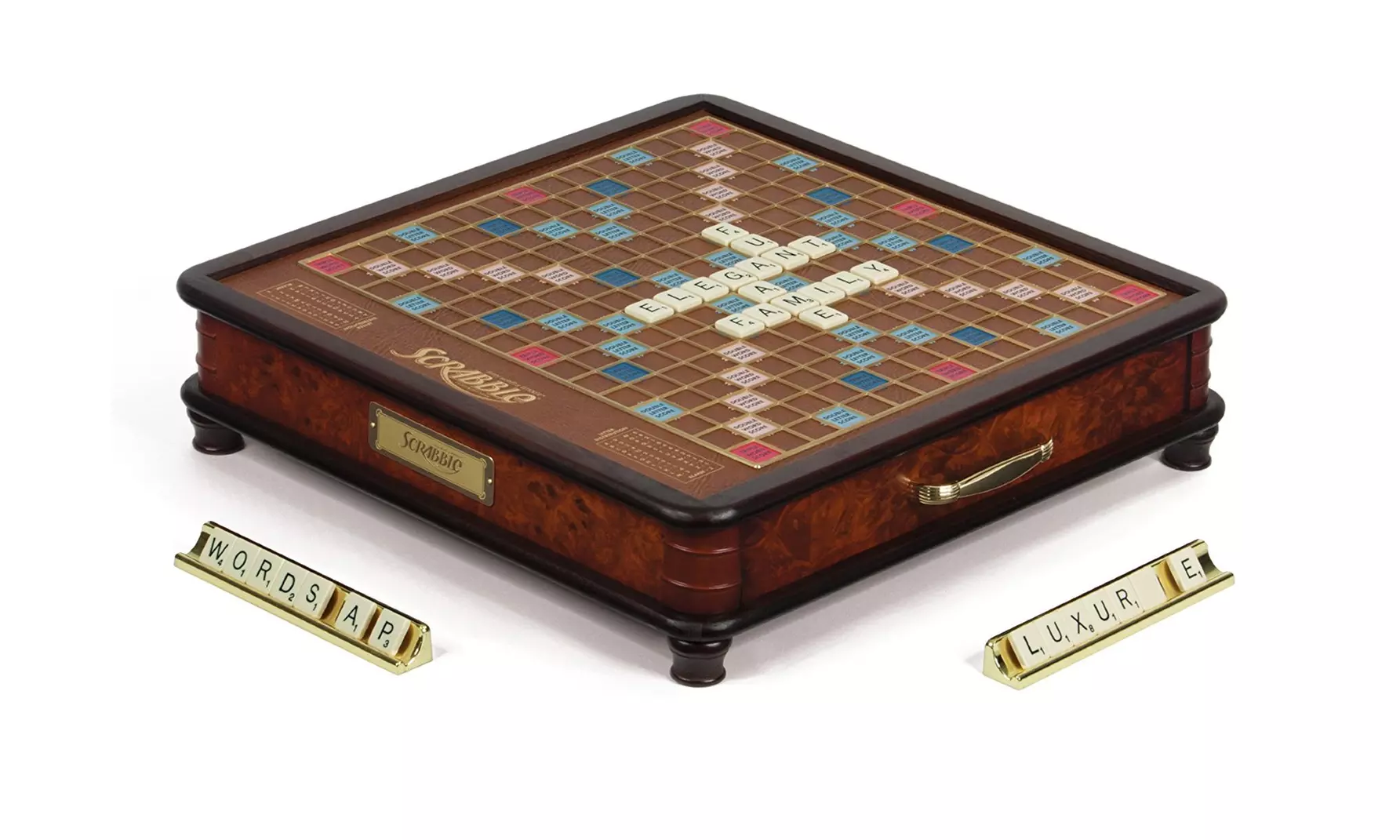 WS Game Company Scrabble Luxury Edition Rotating Board Game - Primary Image