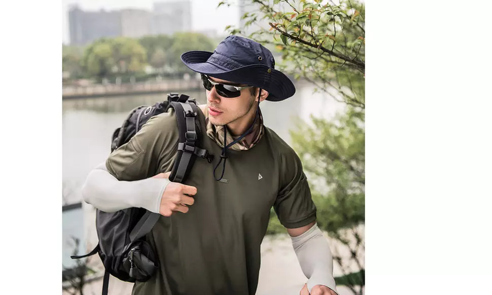 Bucket Hat Outdoor Cap Wide Brim Sun Boonie Fishing Hat for Men and Women