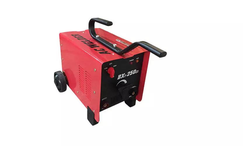Red BX1-250C1 ARC Welder 110/220V AC Welding Machine 250 Amp w/Mask Accessories - Second Medium