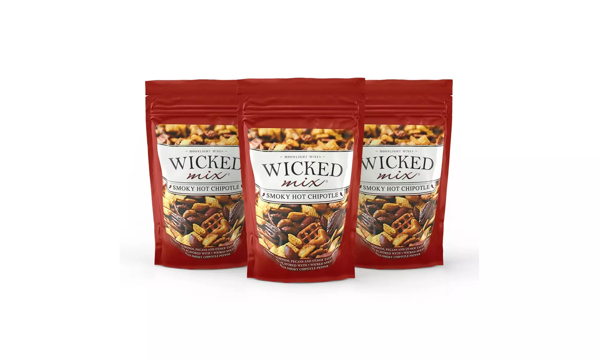 Wicked Mix Spicy Snack Mix with Mixed Nuts Gourmet Cajun Trail Mix Snack Packs - Primary Image