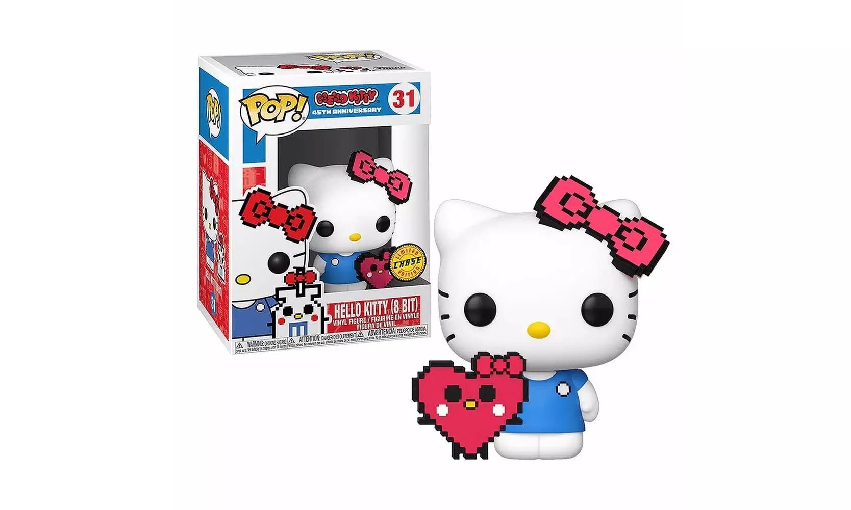 Funko Pop! Hello Kitty (8 Bit) Limited Chase Edition - 45th Anniversary #31  - Second Medium