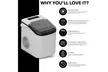 Portable Countertop Ice Maker with Handle , Ice Bullets Ready in 6 Minutes - Second Medium